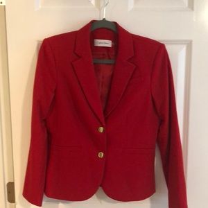 CK RED BLAZER